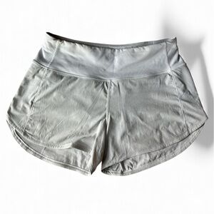 Lululemon Athletica Women's White Athletic Shorts - Size 4